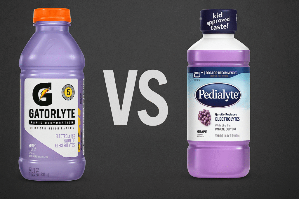 Gatorlyte vs. Pedialyte