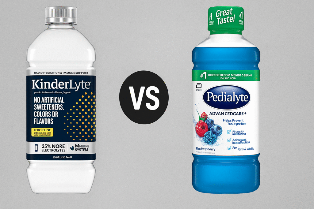 Kinderlyte vs Pedialyte