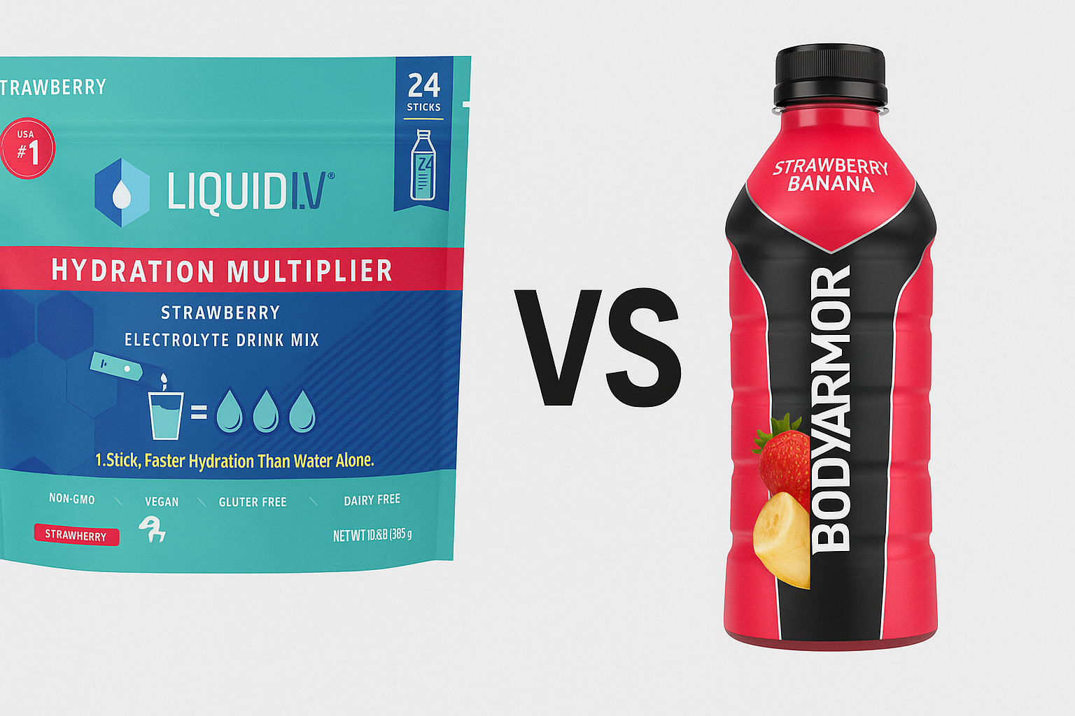 Liquid I.V. vs BODYARMOR