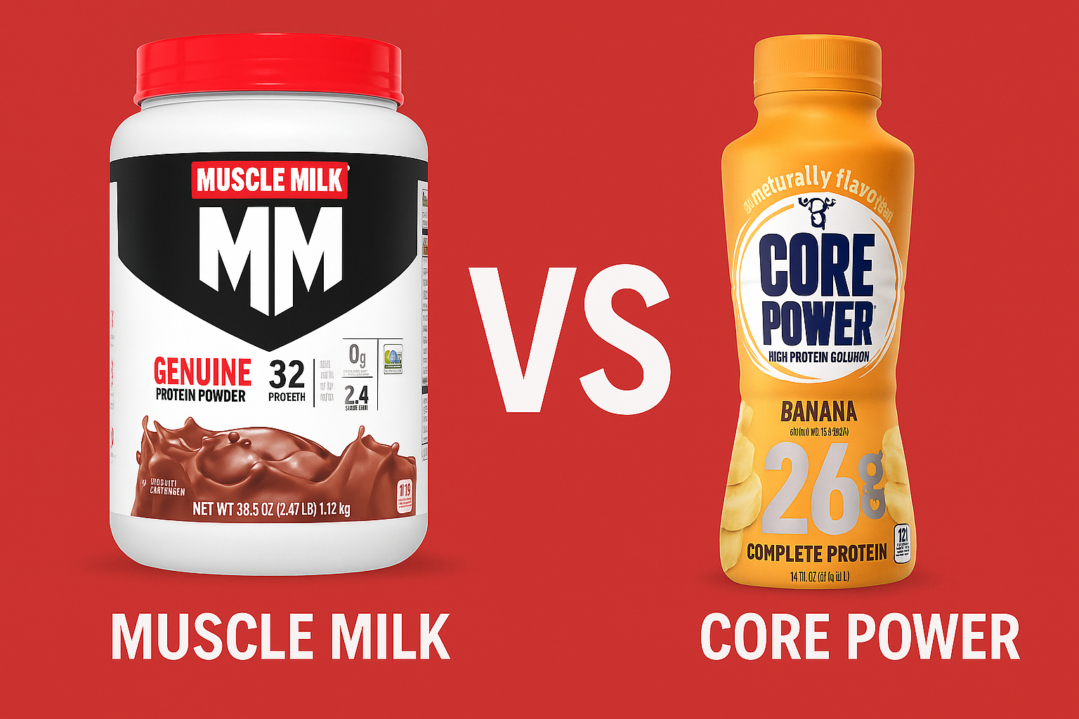 Muscle Milk vs Core Power