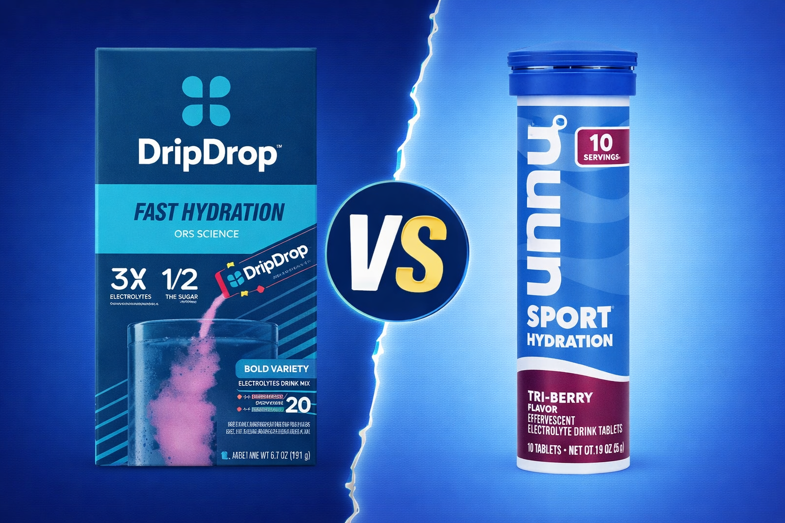 DripDrop vs Nuun