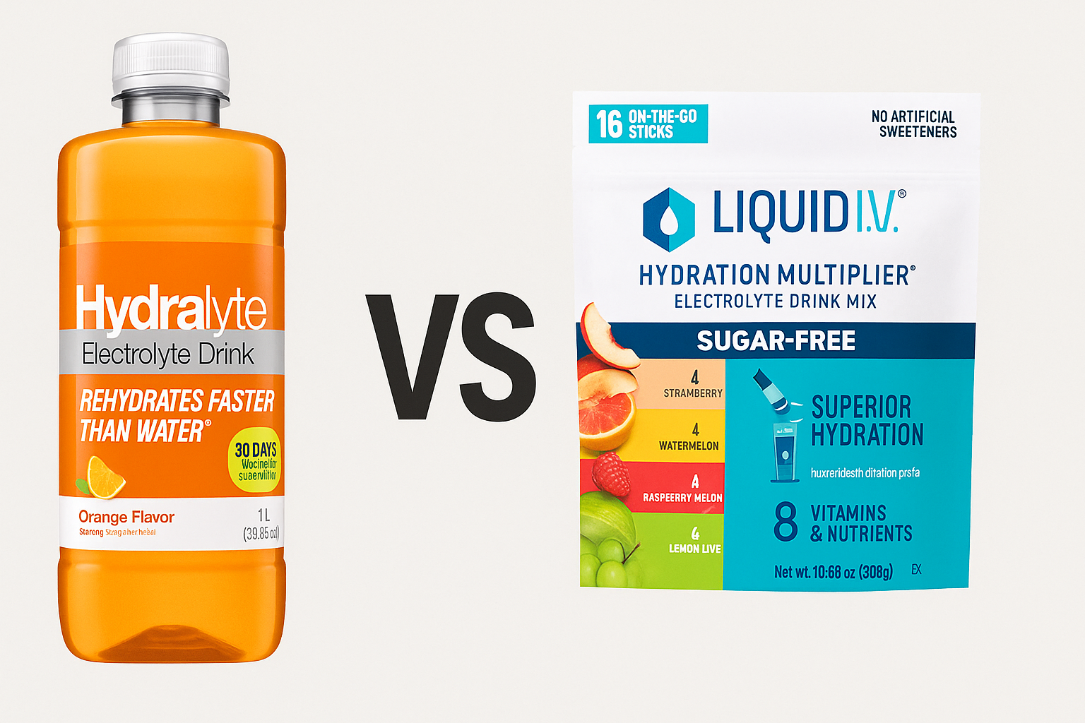 Hydralyte vs Liquid I.V