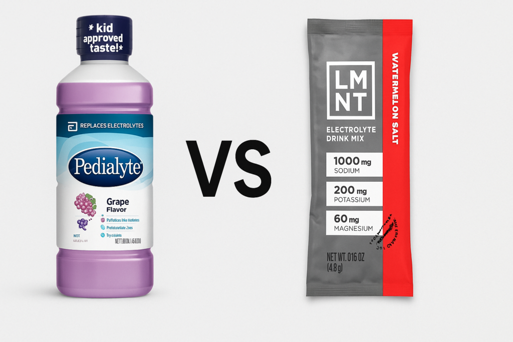 Pedialyte vs LMNT