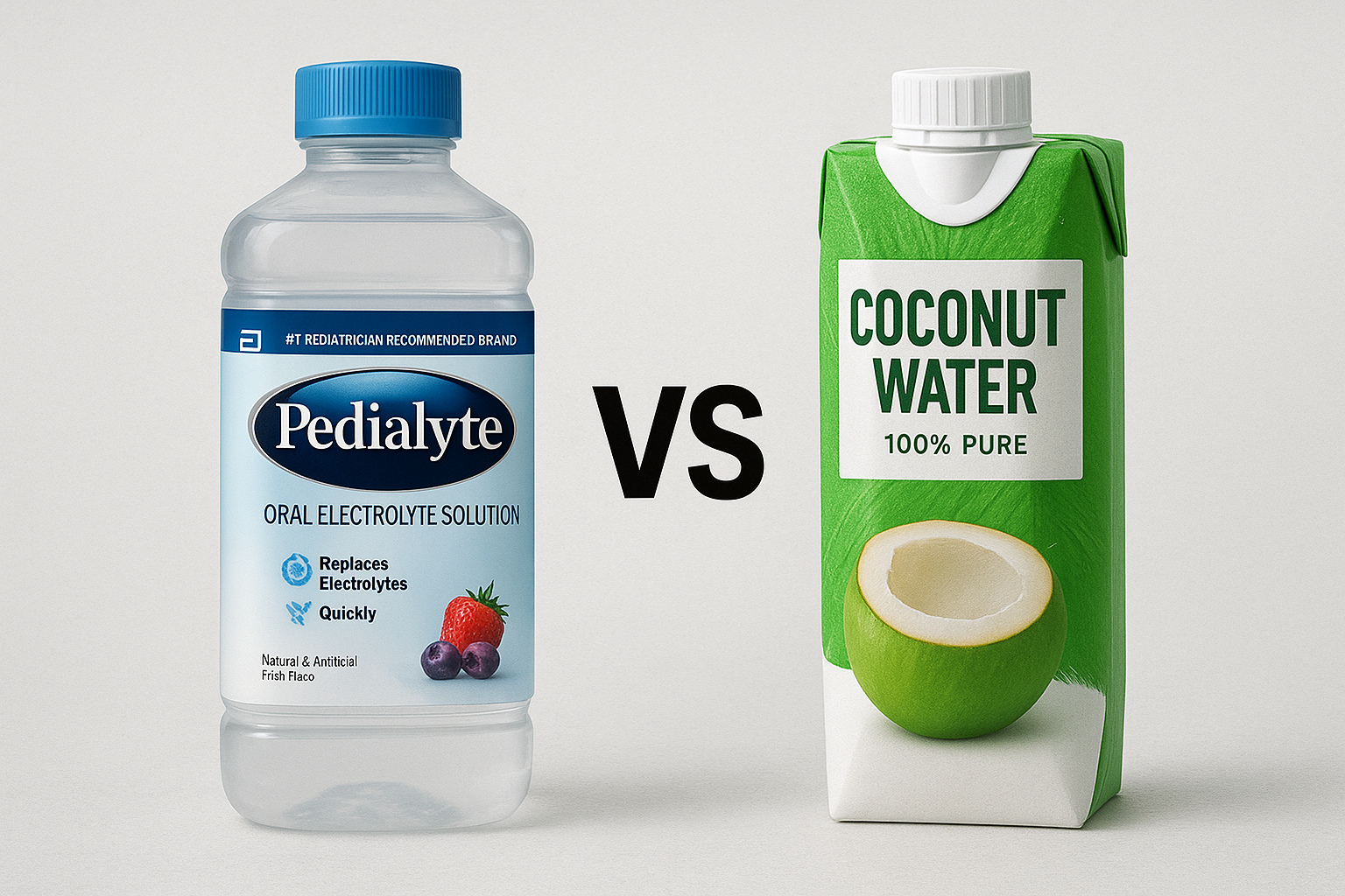 Pedialyte vs Coconut Water