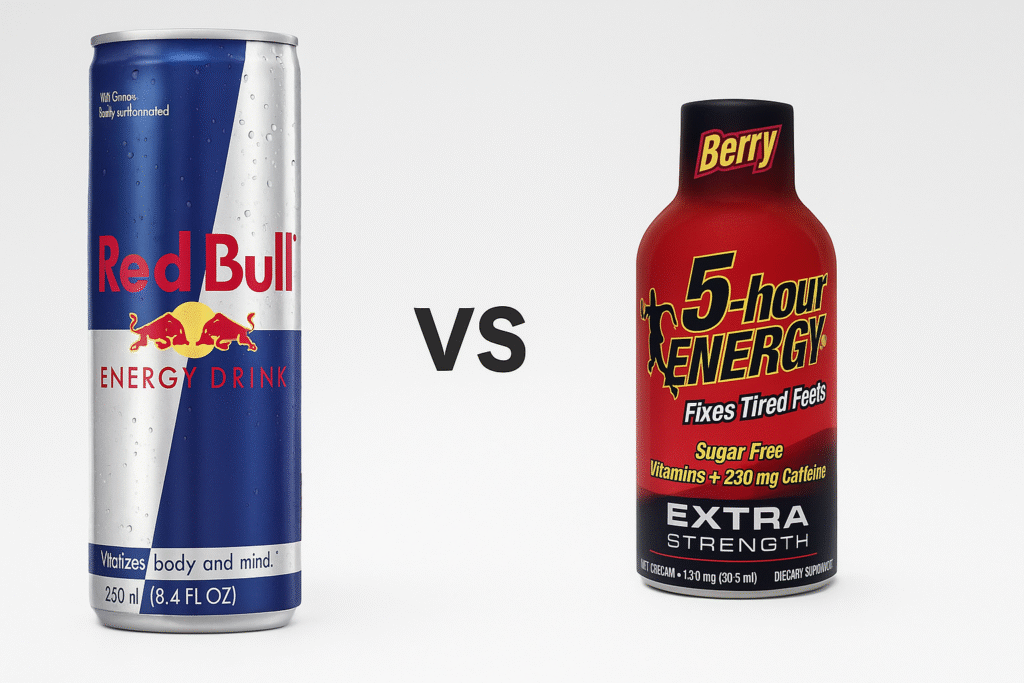 Red Bull vs 5-Hour Energy