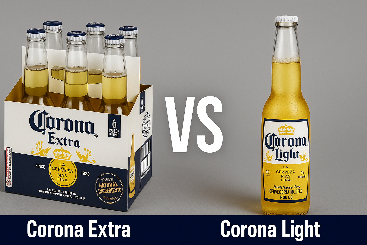 Corona Extra vs Corona Light