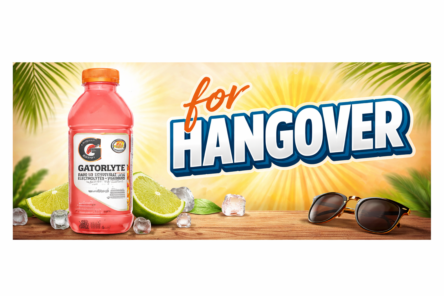 Gatorlyte for a Hangover.