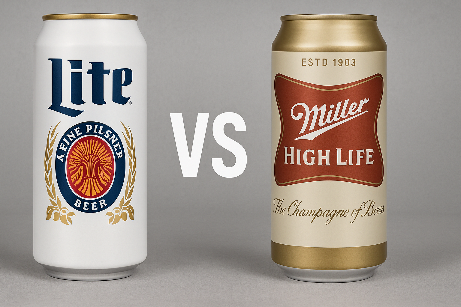 Miller Lite vs. Miller High Life