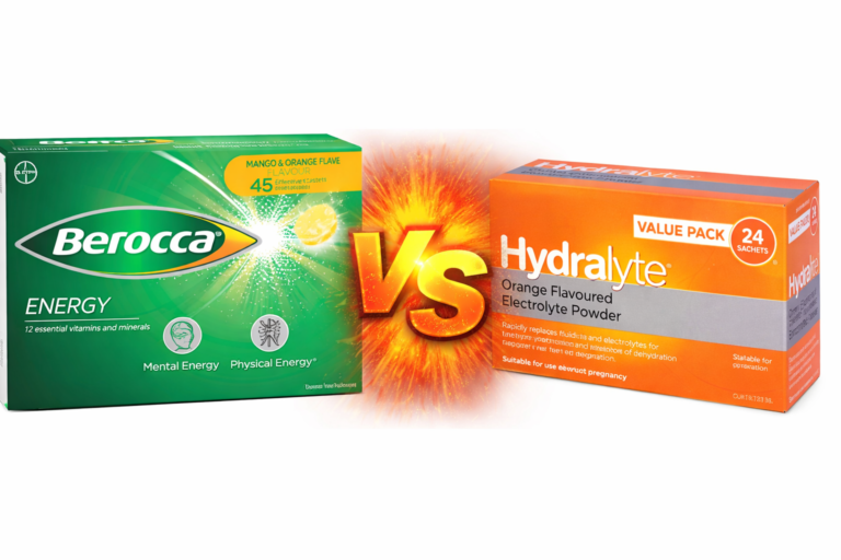 Berocca vs Hydralyte