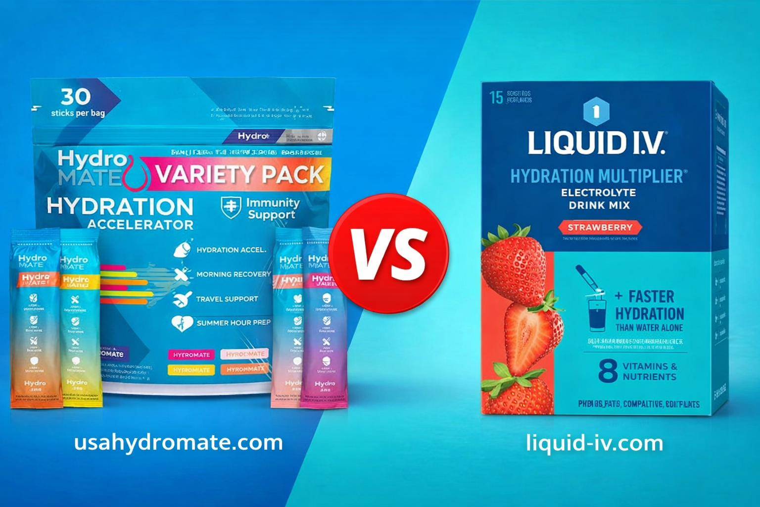 HydroMATE vs Liquid IV