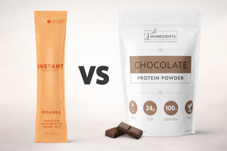 Instant Hydration vs Just Ingredients