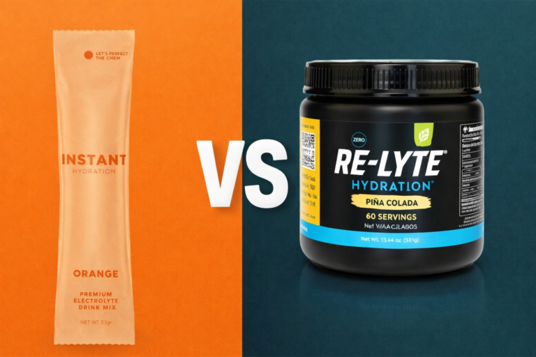 Instant Hydration vs Re-Lyte