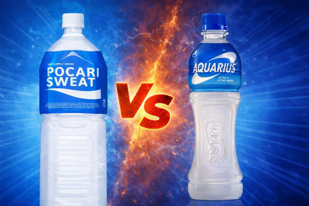 Pocari Sweat vs Aquarius