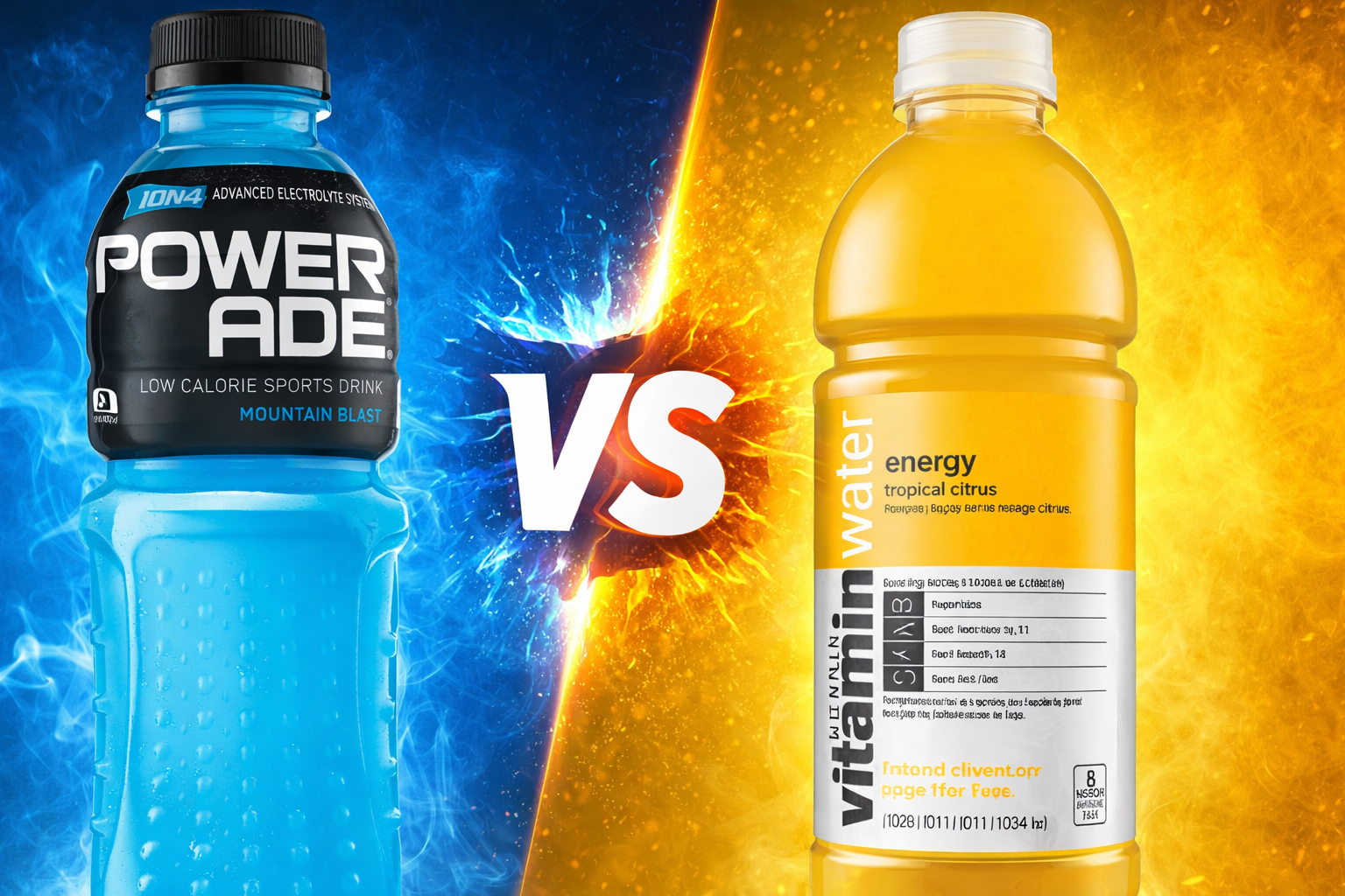 Powerade vs Vitamin Water