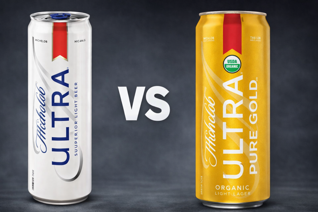 Michelob Ultra vs Pure Gold
